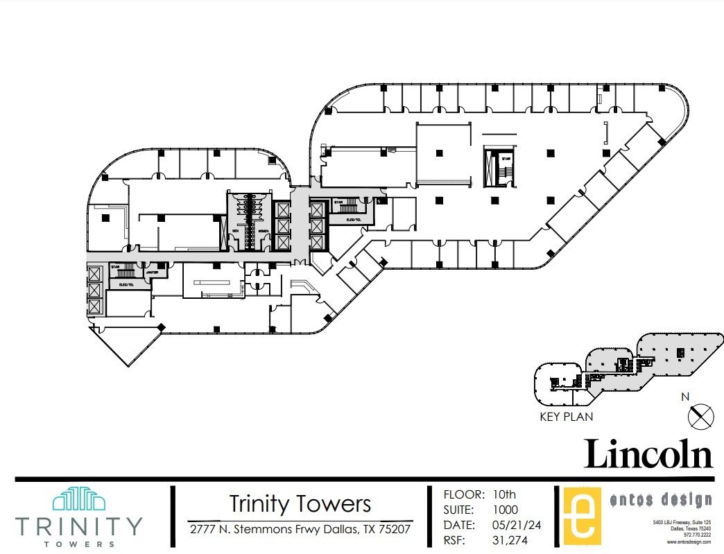 2777 N Stemmons Fwy, Dallas, TX à louer Plan d’étage– Image 1 sur 1