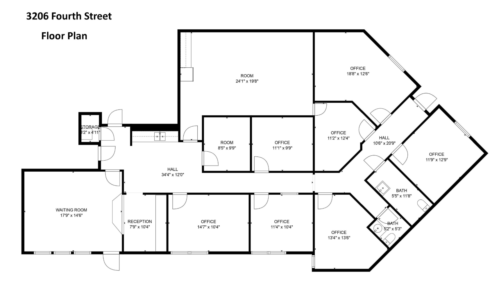 3206 4th St, Longview, TX à louer Plan d’étage– Image 1 sur 16