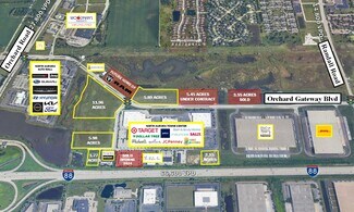 Plus de détails pour LAND PARCELS-North Aurora Towne Center – Terrain à vendre, North Aurora, IL