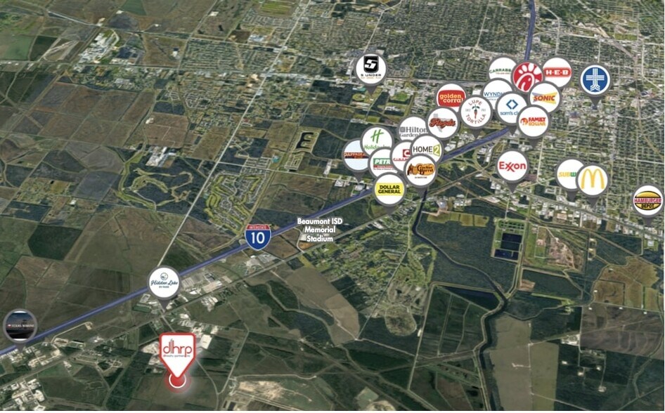 Labelle Road, Beaumont, TX à vendre - Aérien – Image 2 sur 5