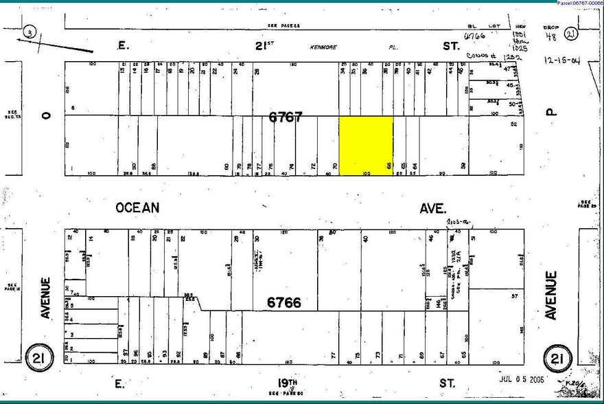2049-2055 Ocean Ave, Brooklyn, NY à louer - Plan cadastral – Image 2 sur 5