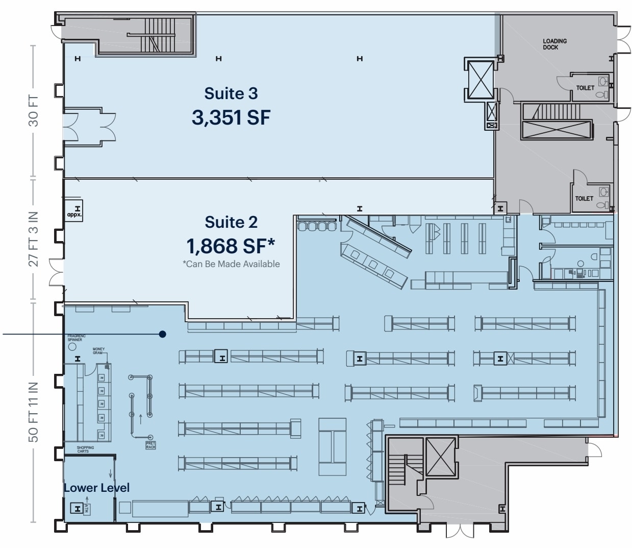 135 E 125th St, New York, NY à louer Plan d’étage– Image 1 sur 1