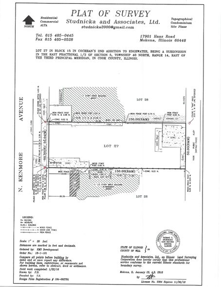 6027 N Kenmore Ave, Chicago, IL à vendre - Plan cadastral – Image 1 sur 11