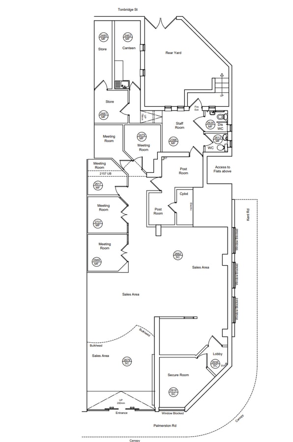 2-42 Palmerston Rd, Southsea, HAM PO5 3QH - Lot 2-4 - - Plan d’étage - Image 1 of 1