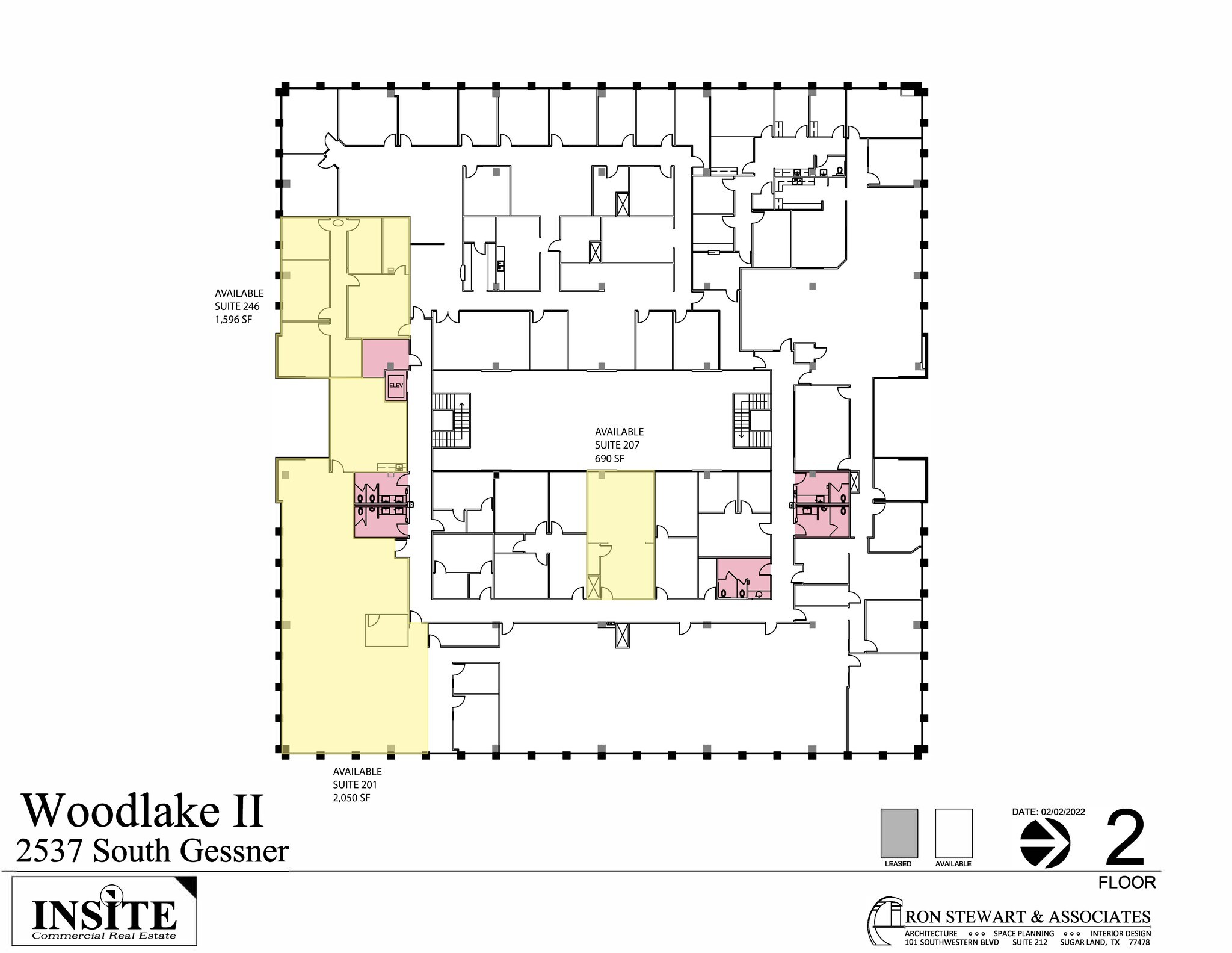 2537 S Gessner Rd, Houston, TX à louer Plan de site– Image 1 sur 3
