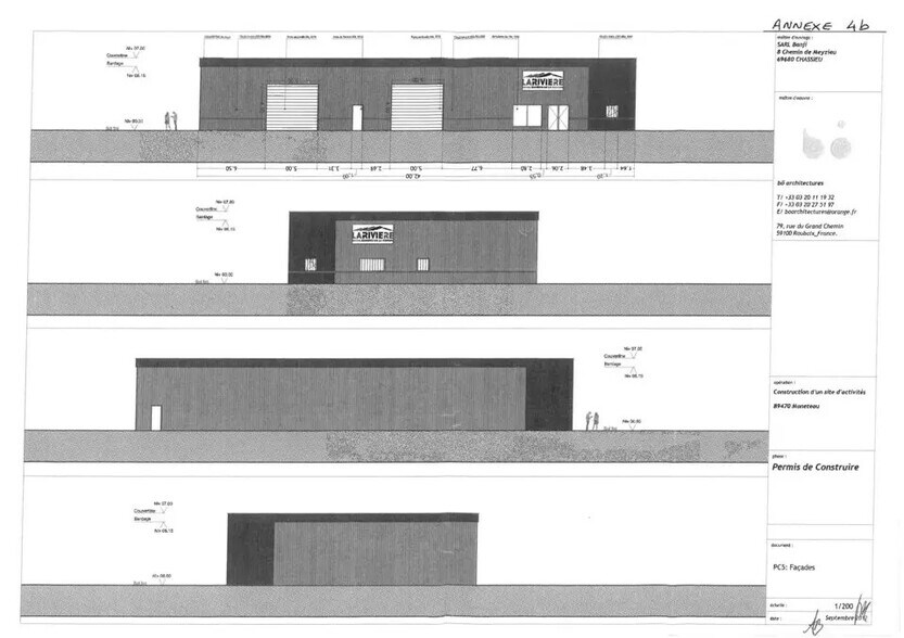 Local d’activités dans Monéteau à louer - Photo de l’immeuble – Image 2 sur 3