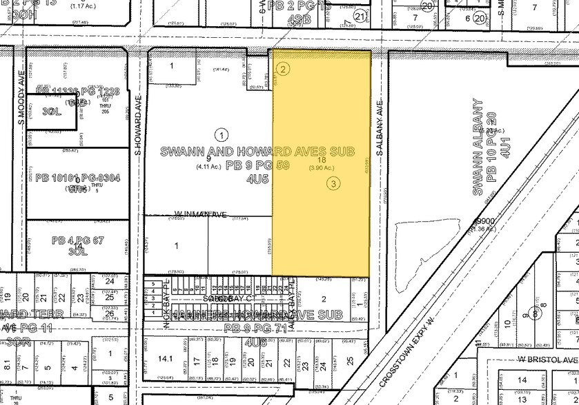 2100 W Swann Ave, Tampa, FL à louer - Plan cadastral – Image 2 sur 3