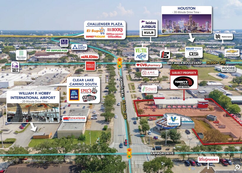 16602 El Camino Real, Houston, TX à vendre - Photo de l’immeuble – Image 3 sur 3