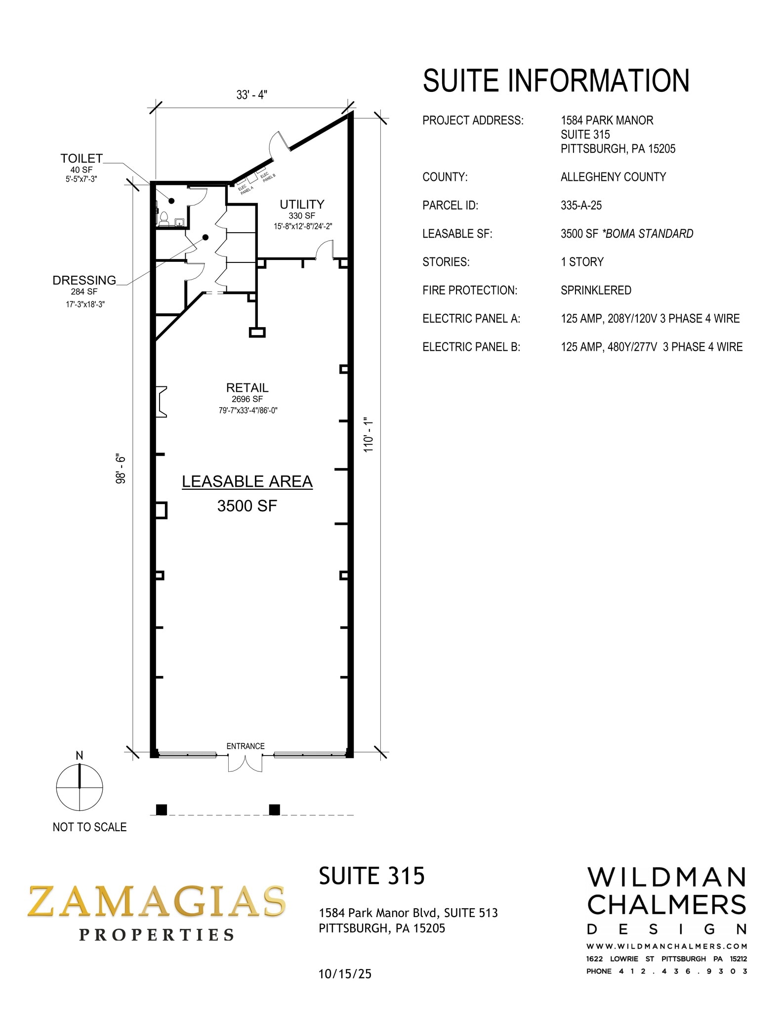 1000-1450 Park Manor Blvd, Pittsburgh, PA à louer Plan de site– Image 1 sur 2