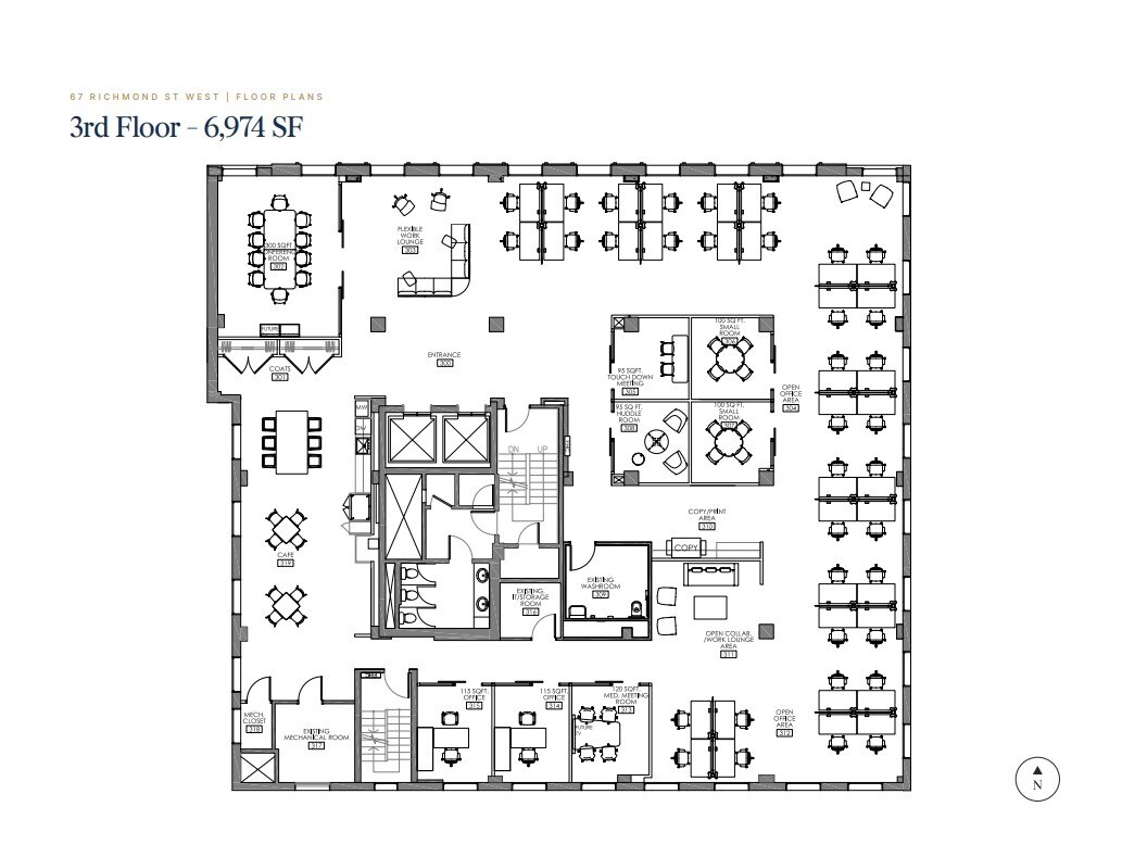 67 Richmond St W, Toronto, ON à louer Plan d’étage– Image 1 sur 1