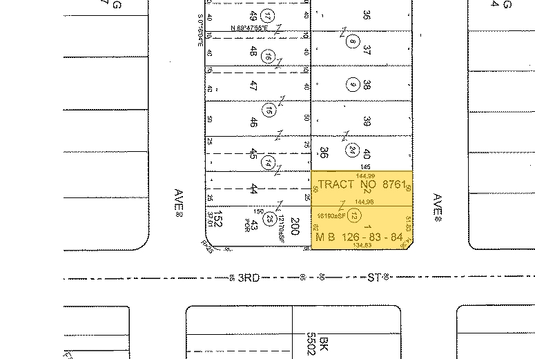 3801-3813 W 3rd St, Los Angeles, CA à louer - Plan cadastral – Image 2 sur 8