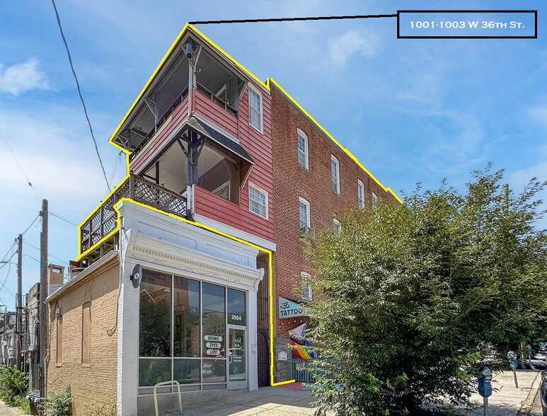 1001-1003 W 36th St, Baltimore, MD à vendre - Photo de l’immeuble – Image 2 sur 3