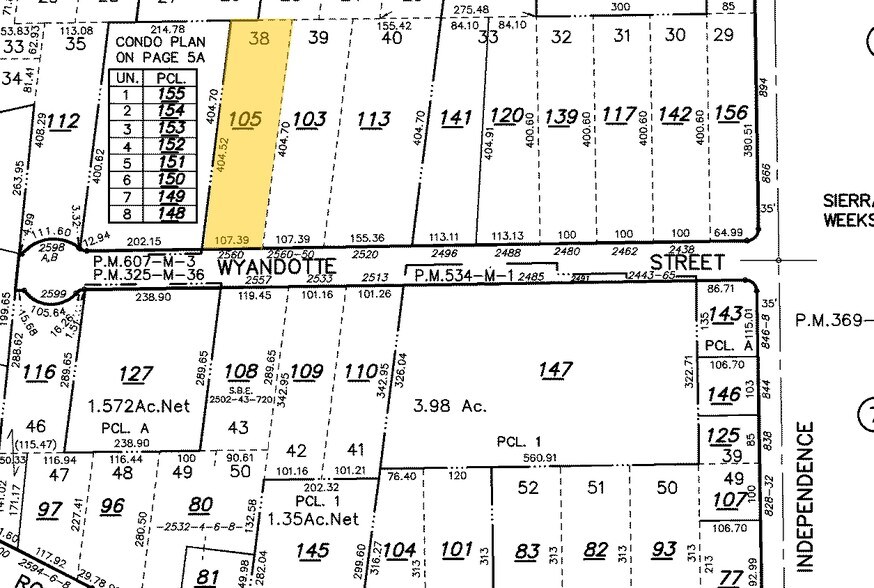 2560 Wyandotte St, Mountain View, CA à louer - Plan cadastral – Image 3 sur 3