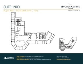 5400 Lyndon B Johnson Fwy, Dallas, TX à louer Plan d’étage– Image 1 sur 1