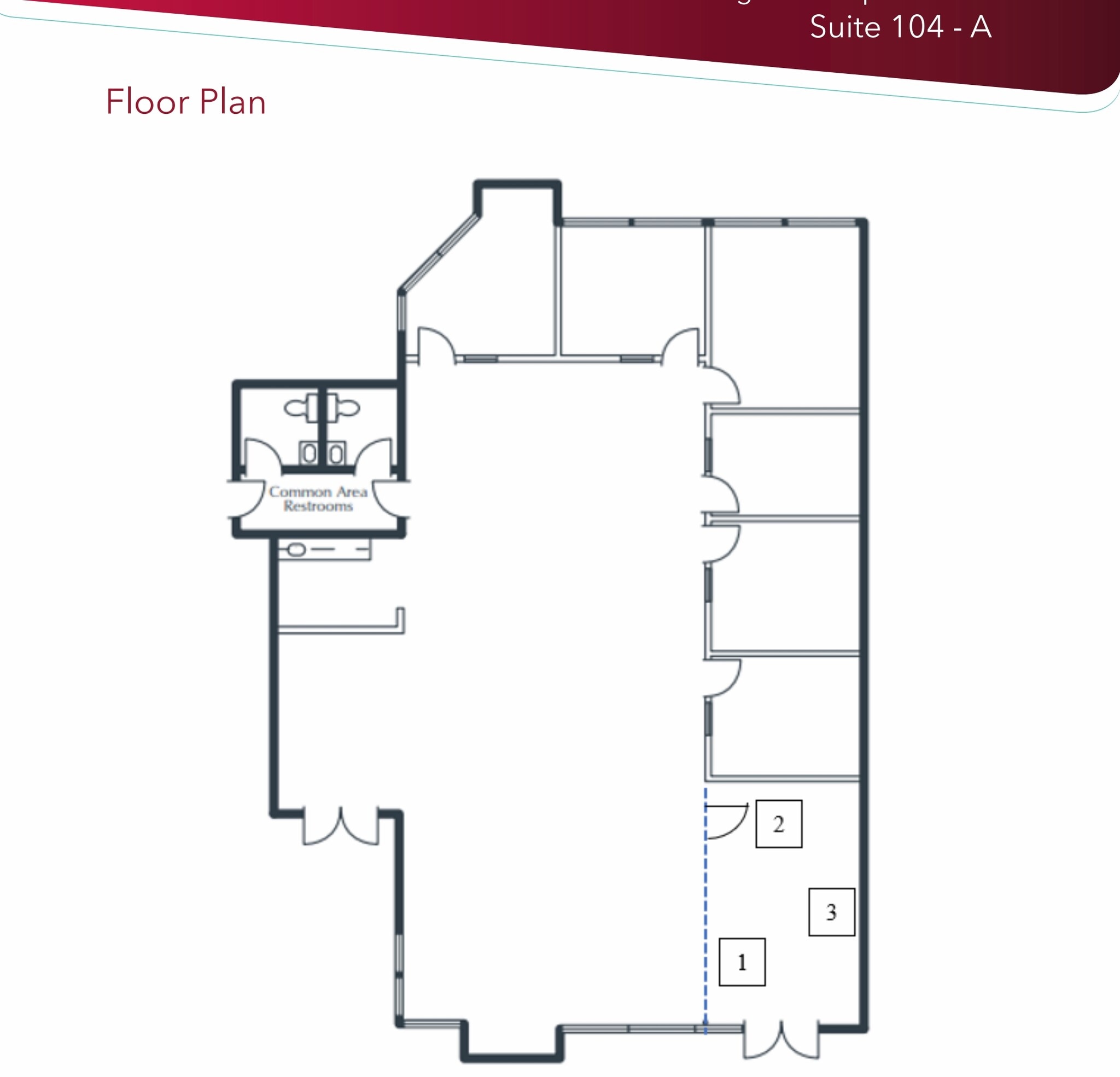 23181 Verdugo Dr, Laguna Hills, CA à louer Plan d’étage– Image 1 sur 2