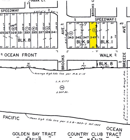 909-913 Ocean Front Walk, Venice, CA à louer - Plan cadastral – Image 2 sur 13