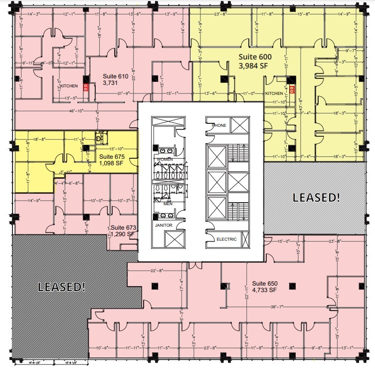 1111 Plaza Dr, Schaumburg, IL à louer Plan d’étage– Image 1 sur 1