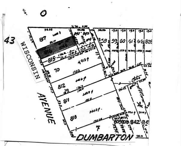 1413 Wisconsin Ave NW, Washington, DC à louer - Plan cadastral – Image 2 sur 5