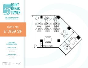 17011 Beach Blvd, Huntington Beach, CA à louer Plan d’étage– Image 1 sur 1
