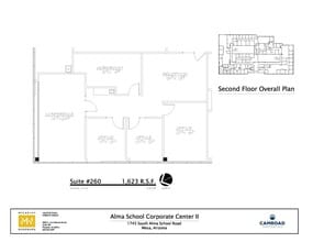 1811 S Alma School Rd, Mesa, AZ à louer Plan d’étage– Image 1 sur 1