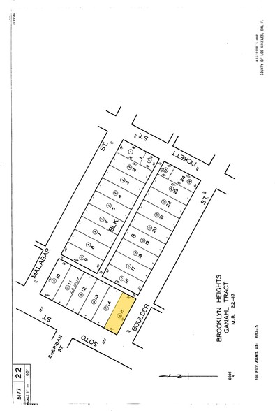 600 N Soto St, Los Angeles, CA à vendre - Plan cadastral – Image 3 sur 28