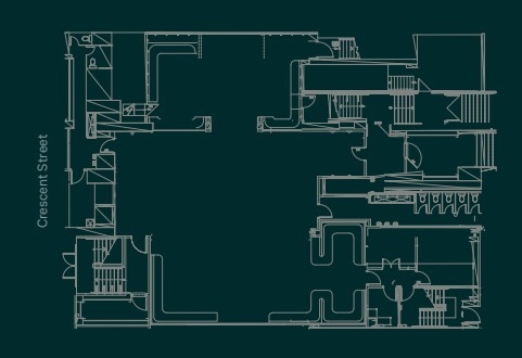 1441-1449 Rue Crescent, Montréal, QC à louer Plan d’étage– Image 1 sur 1