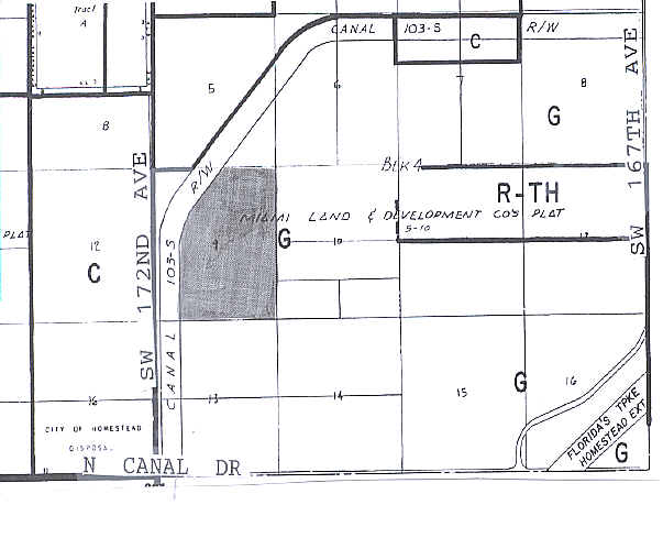 600 N Homestead Blvd, Homestead, FL à vendre - Plan cadastral – Image 2 sur 7