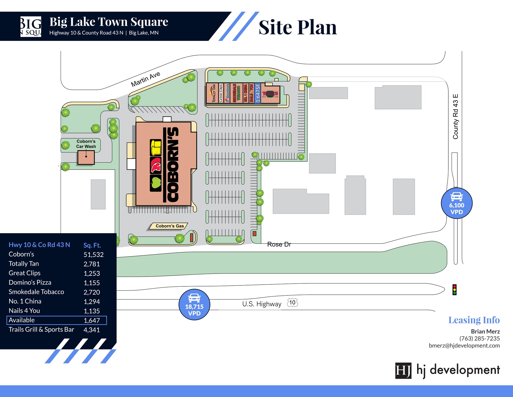 711 Rose Dr, Big Lake, MN à louer Plan de site– Image 1 sur 2