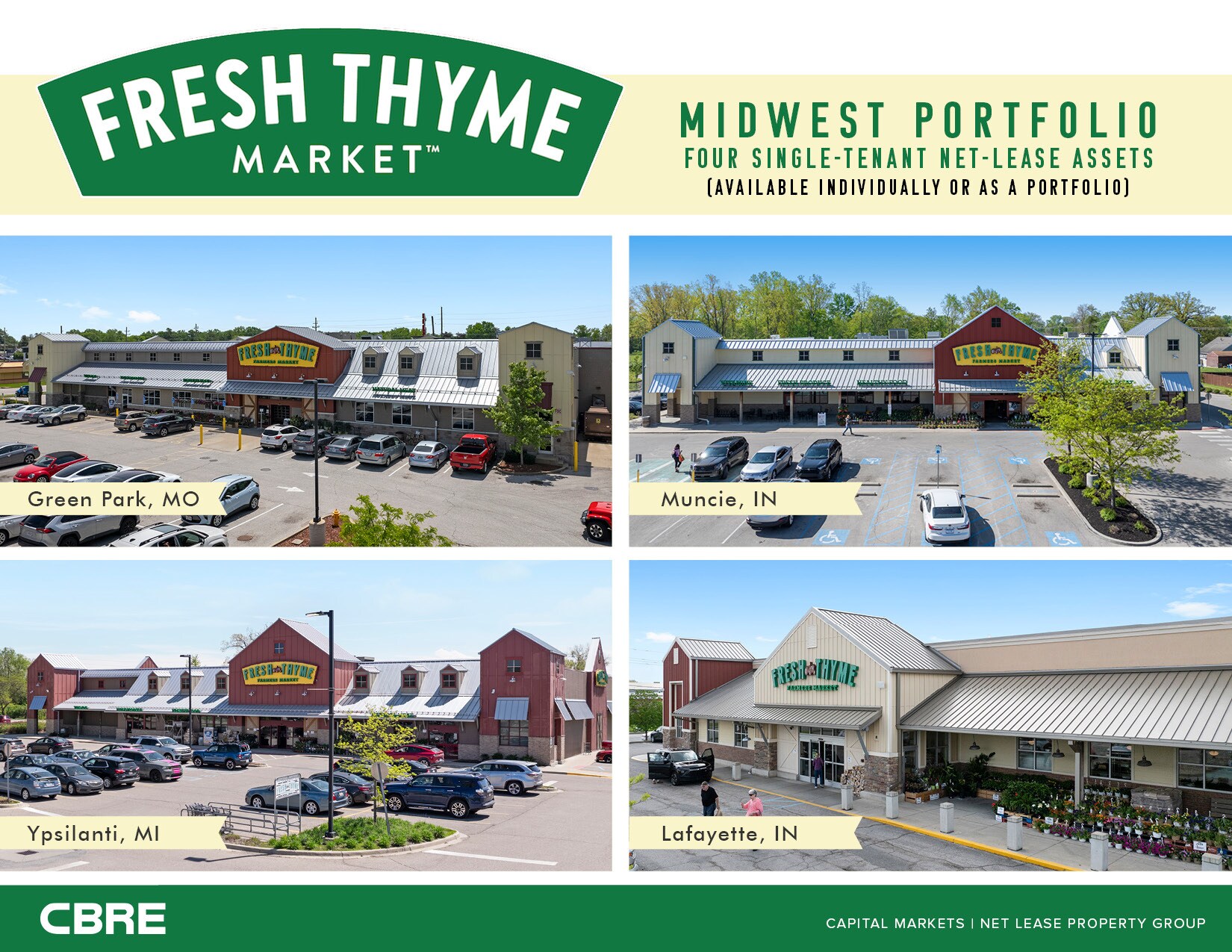 Fresh Thyme Market portefeuille de 4 biens à vendre sur LoopNet.fr Photo principale– Image 1 sur 7