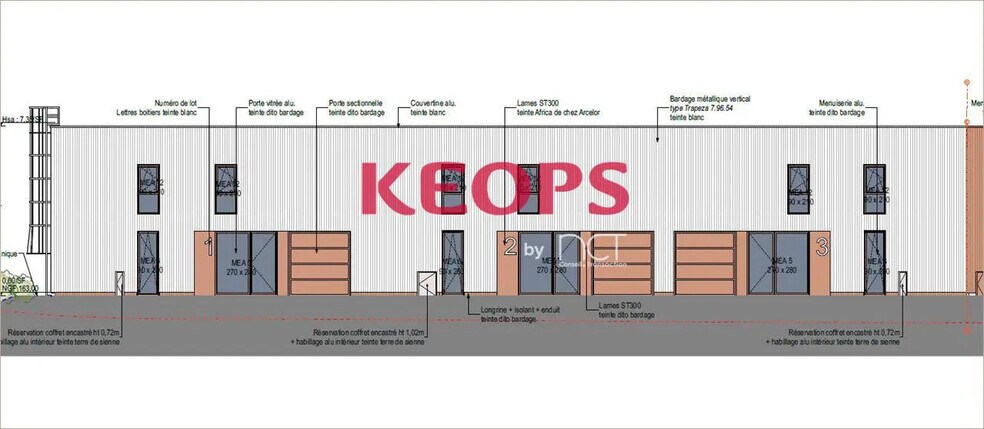 Local d’activités dans Mondouzil à louer - Plan d’étage – Image 3 sur 8