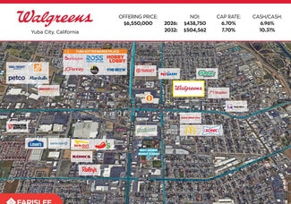Plus de détails pour 855 Colusa Ave, Yuba City, CA - Local commercial à vendre