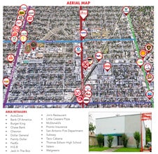 4810 San Pedro Ave, San Antonio, TX - VUE AÉRIENNE  vue de carte
