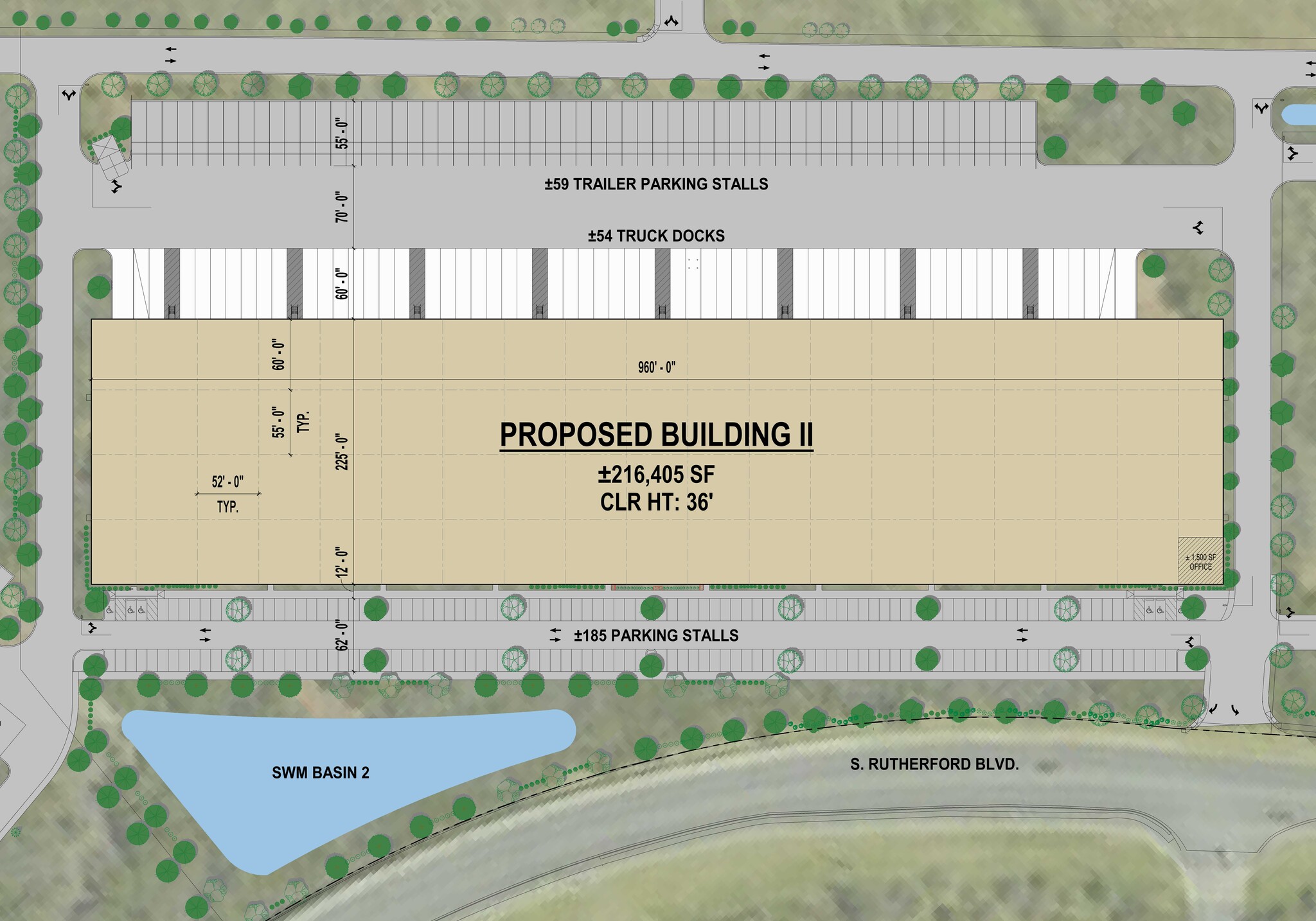 315 W Rutherford Blvd, Murfreesboro, TN à louer Plan de site– Image 1 sur 1