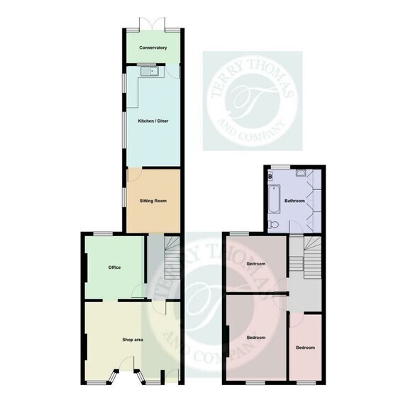 St John St, Whitland à vendre - Plan d’étage – Image 2 sur 2