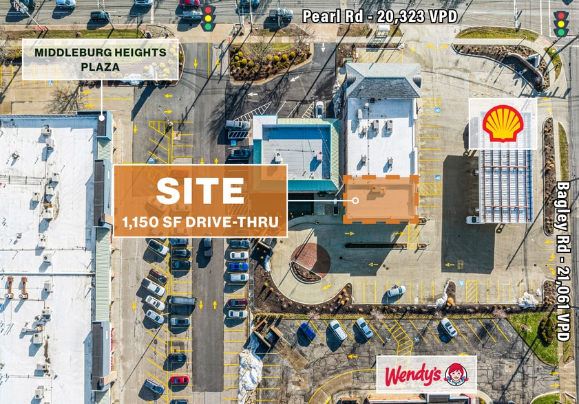 7250 Pearl Rd, Middleburg Heights, OH à louer - Aérien – Image 2 sur 3