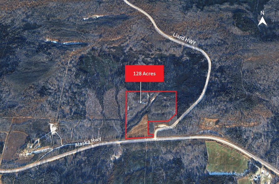 317 Alaska Hwy, Fort Nelson, BC à vendre - Aérien – Image 1 sur 3