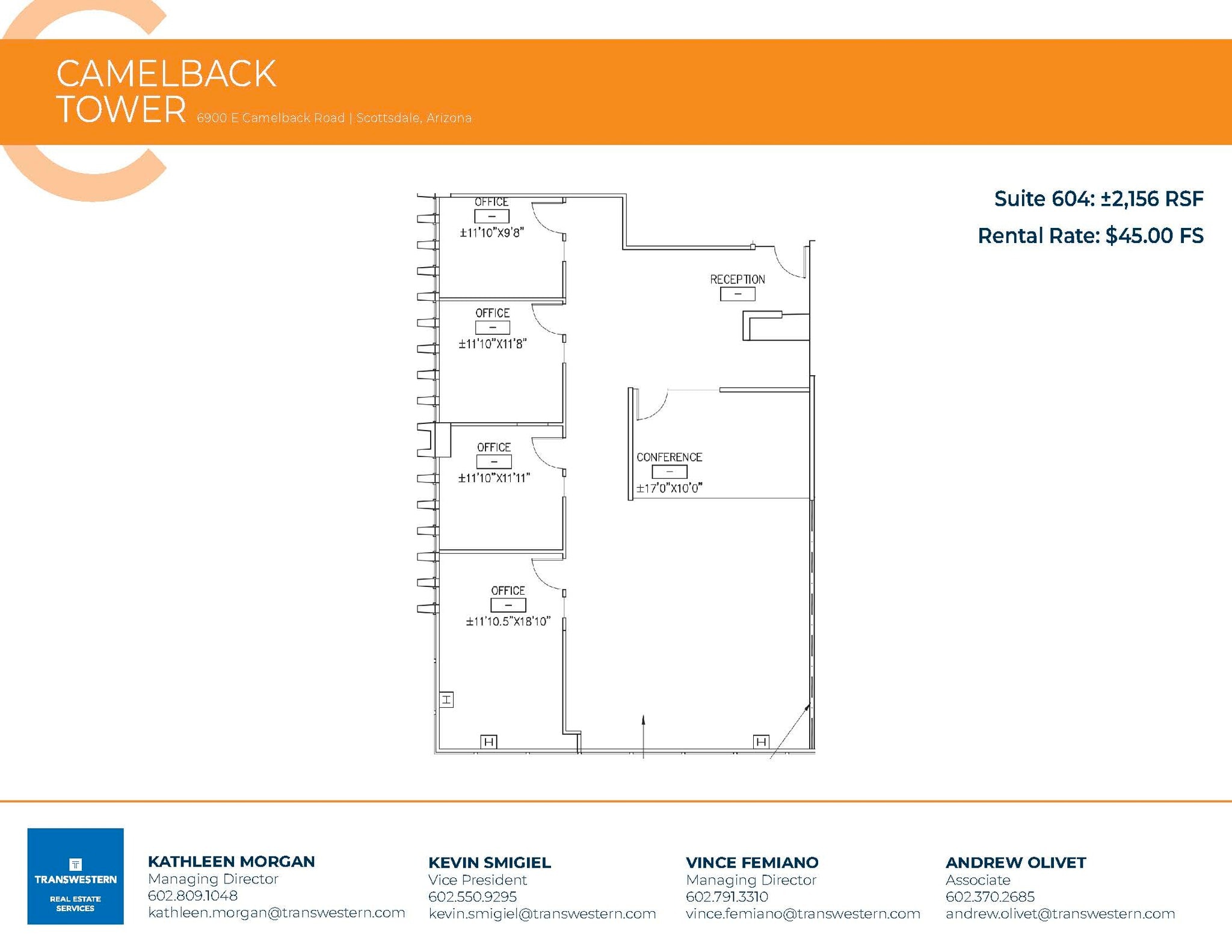 6900 E Camelback Rd, Scottsdale, AZ à louer Plan d’étage– Image 1 sur 1