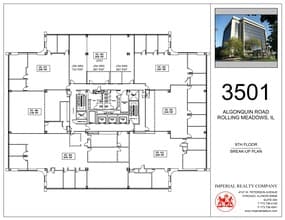 3501 Algonquin Rd, Rolling Meadows, IL à louer Plan de site– Image 1 sur 1