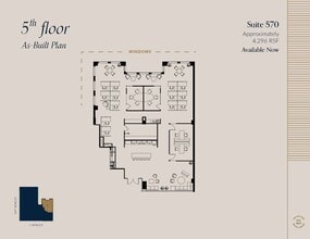 607 14th St NW, Washington, DC à louer Plan d’étage– Image 1 sur 2