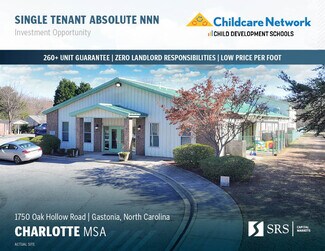 Plus de détails pour 1750 Oak Hollow Rd, Gastonia, NC - Local commercial à vendre
