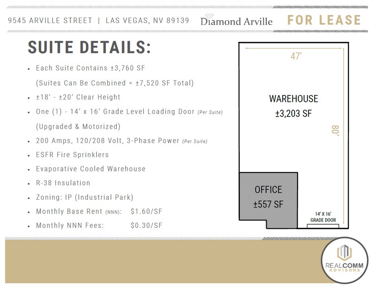 9545 Arville St, Las Vegas, NV à louer - Photo de l’immeuble – Image 3 sur 6
