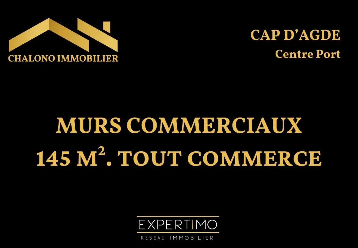 Local commercial dans LE CAP D'AGDE à vendre Photo de l’immeuble– Image 1 sur 3