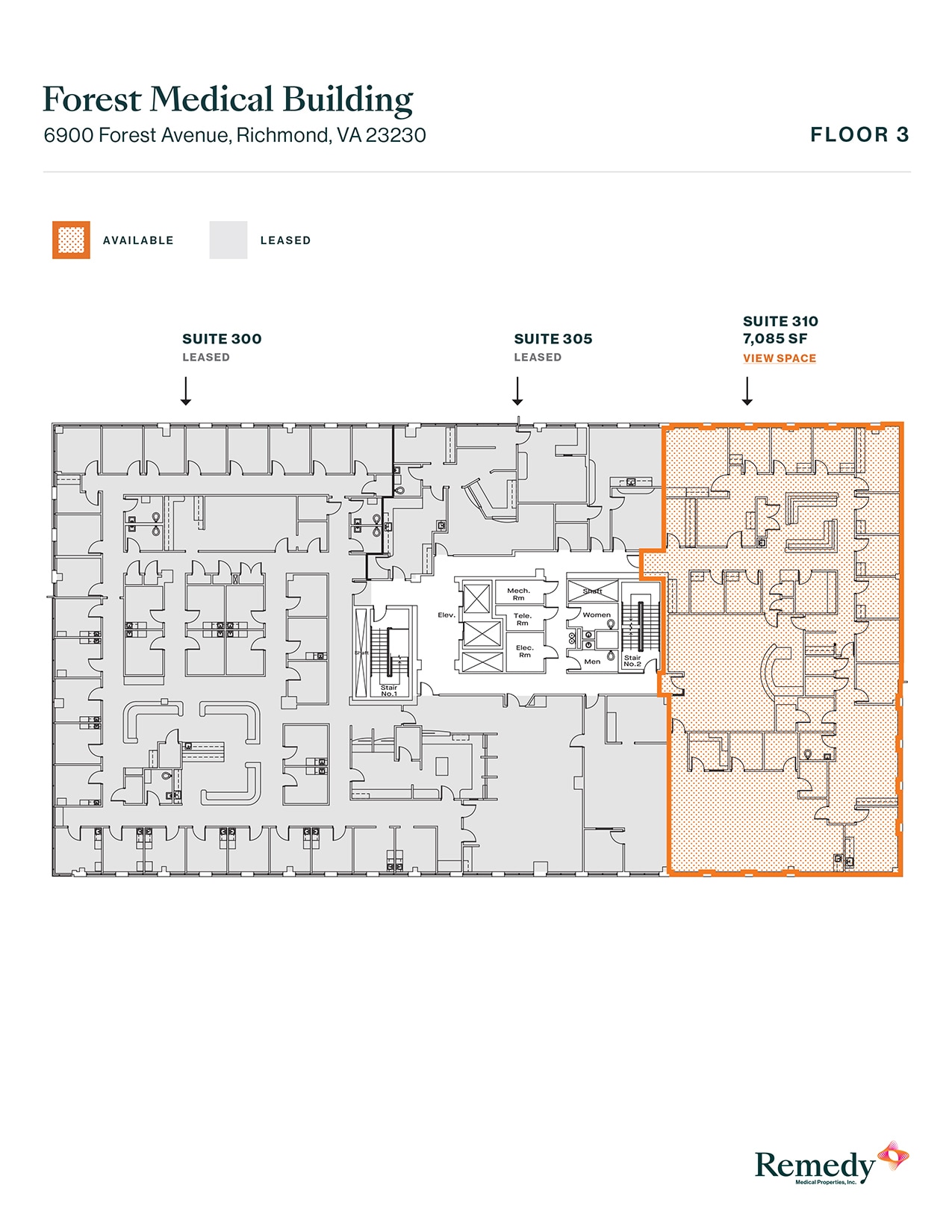 6900 Forest Ave, Richmond, VA à louer Plan d’étage– Image 1 sur 1