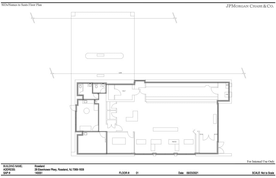 28 Eisenhower Pky, Roseland, NJ à louer - Plan d’étage – Image 2 sur 3