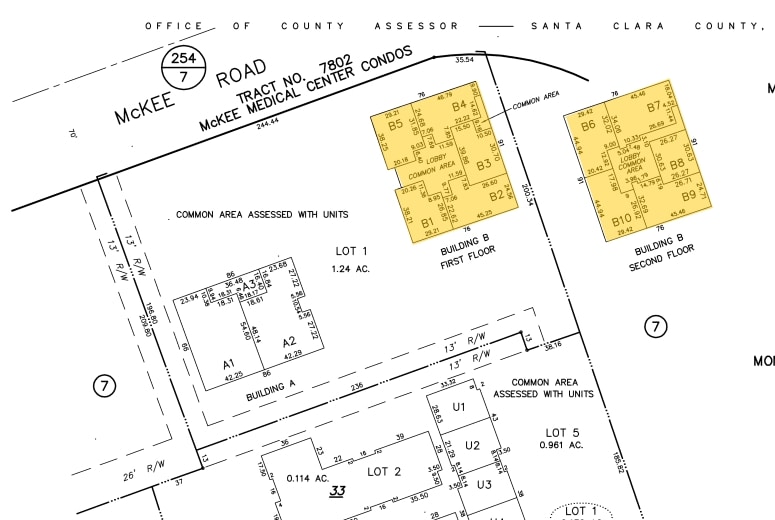 2360 Mckee Rd, San Jose, CA à vendre - Plan cadastral – Image 2 sur 6