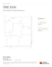 3550 N Central Ave, Phoenix, AZ à louer Plan d’étage– Image 1 sur 1