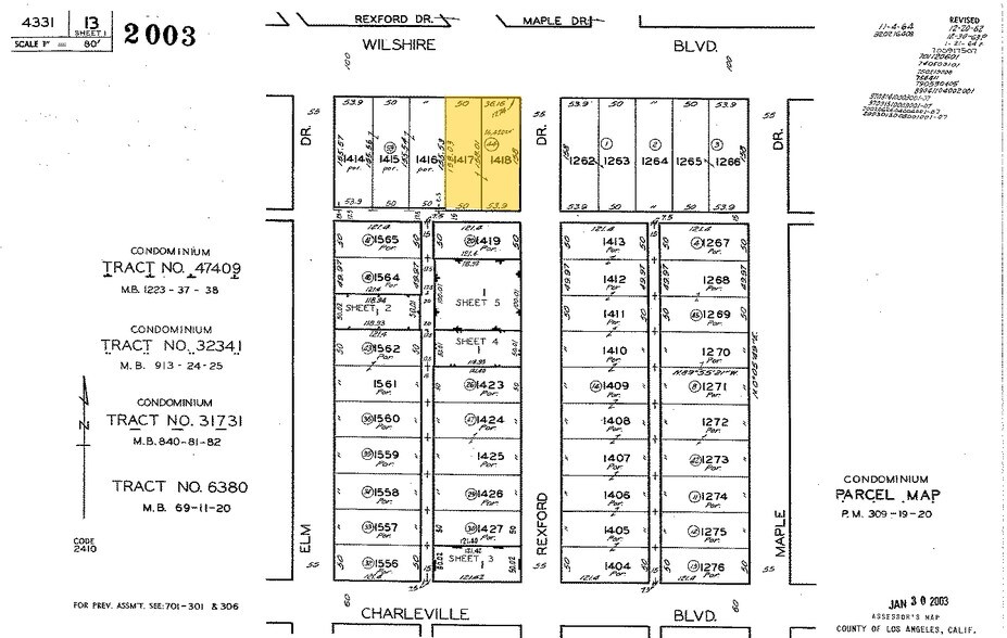 9300 Wilshire Blvd, Beverly Hills, CA à louer - Plan cadastral – Image 2 sur 23