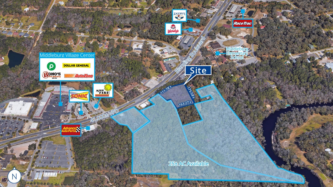 2575 Blanding Blvd, Middleburg, FL à vendre Aérien– Image 1 sur 2