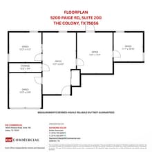 5200 Paige Rd, The Colony, TX à vendre Plan d’étage– Image 1 sur 1