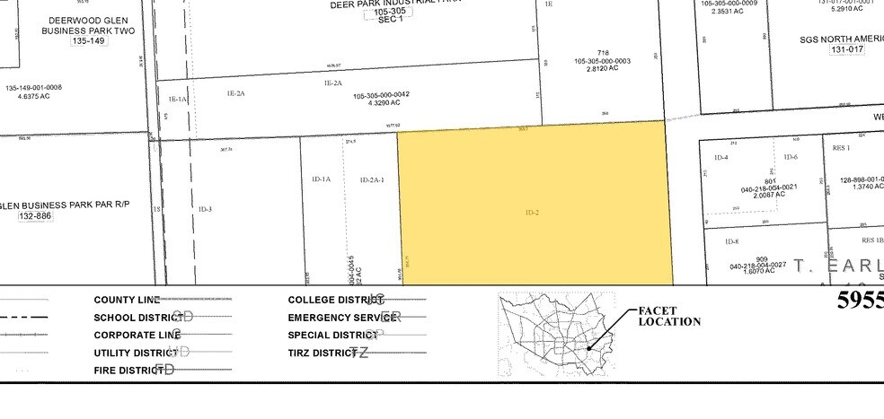 900 Georgia Ave, Deer Park, TX à louer - Plan cadastral – Image 2 sur 6